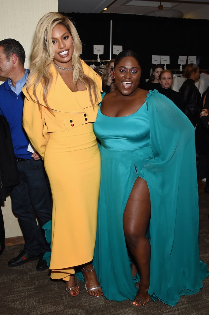 Danielle Brooks and Laverne Cox at Christian Siriano Runway