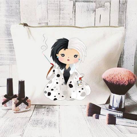 JustBeBohoCollective Disney Quote Makeup Bag — Cruella de Ville