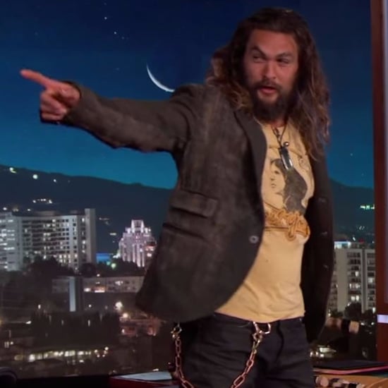 Jason Momoa Throwing Axes on Jimmy Kimmel Live Jan. 2017