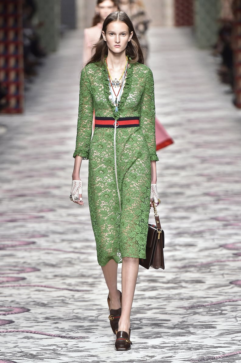 Salma's Gucci Dress on the Spring '16 Runway
