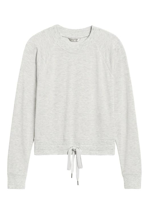 Fleece Cropped Sweatshirt