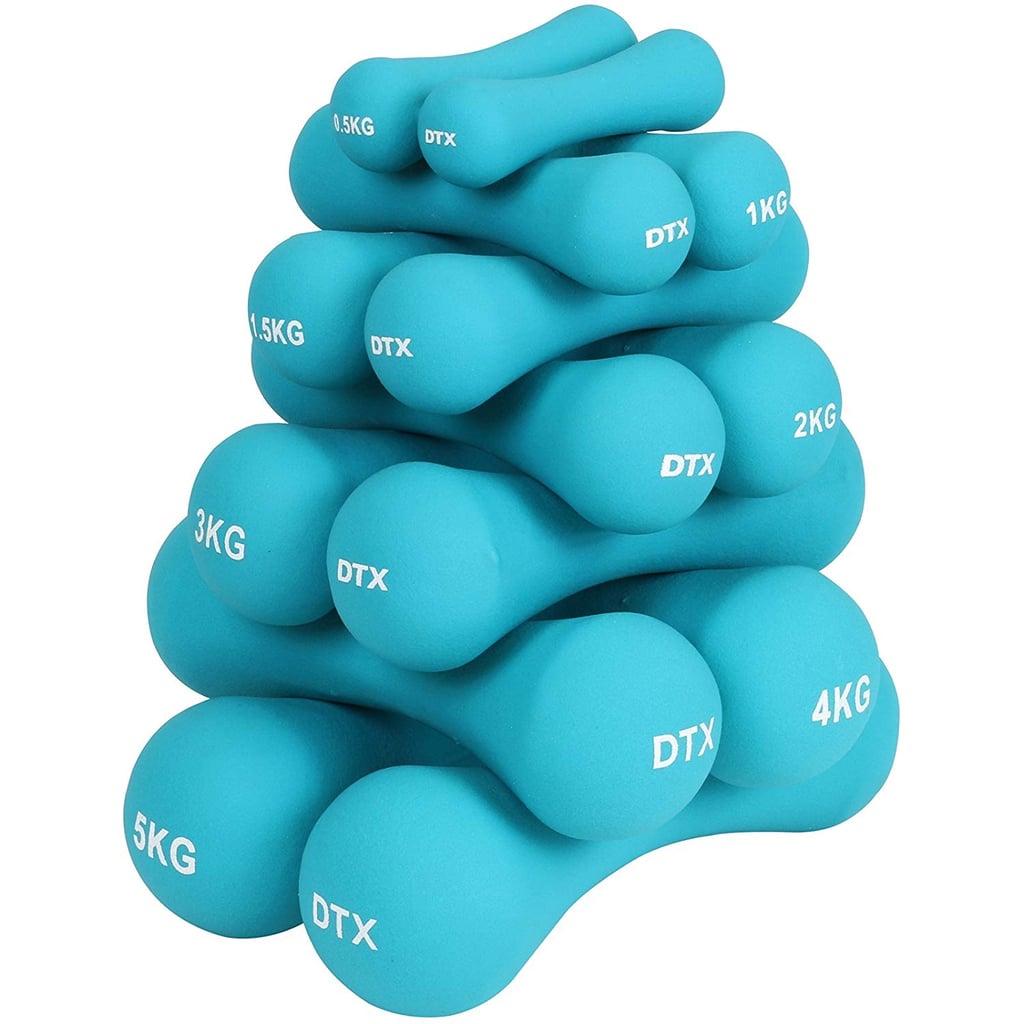 Soft Touch Turquoise Dumbbells Hand Weights