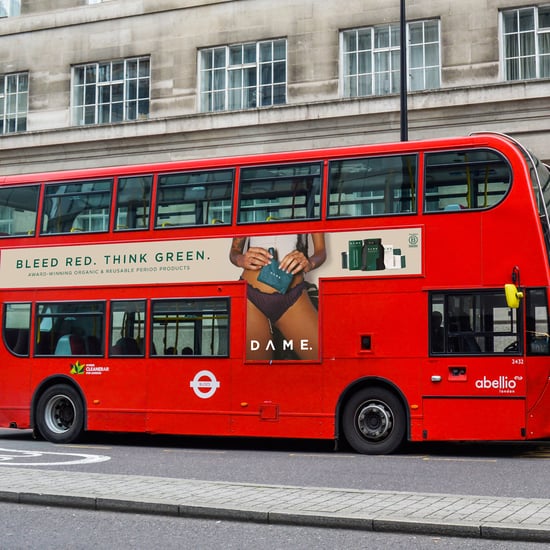 Period Brand Dame Shows Tampon String on London Buses