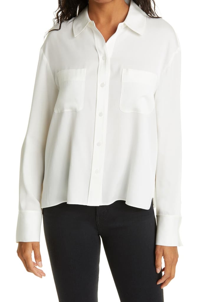 The Perfect Button-Up: Nordstrom Signature Silk Blouse