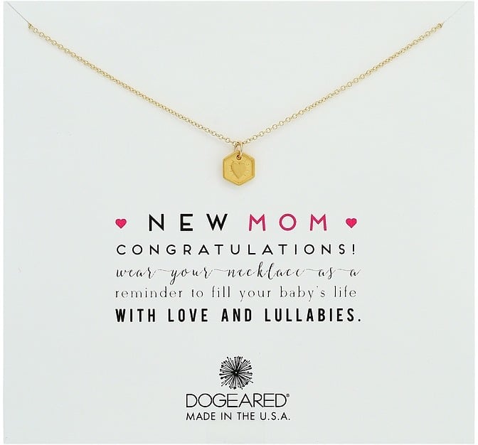 Dogeared New Mom, Heart Token Necklace Necklace ($48)