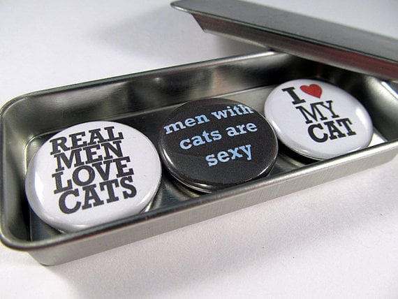 Real Men Love Cats Magnet Set ($6)