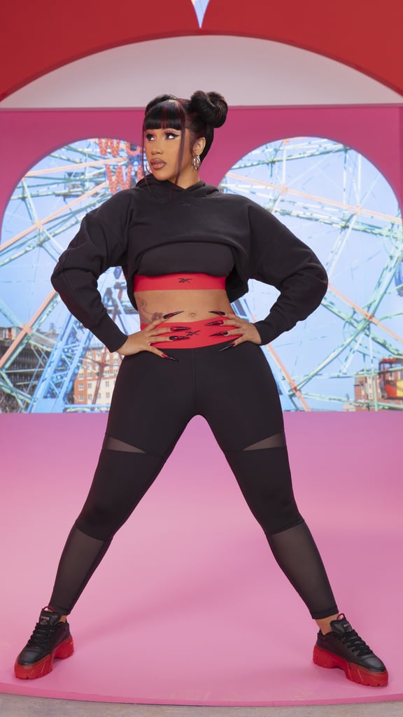 Cardi B Drops a '90s-Inspired Reebok Apparel Collection