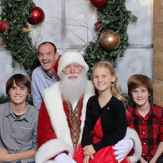 Military Dad Surprises Family With Santa Photo