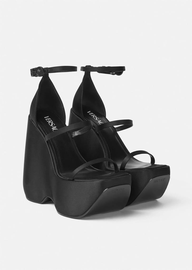 Versace Triplatform Sandals | How Peloton's Olivia Amato Walks in ...