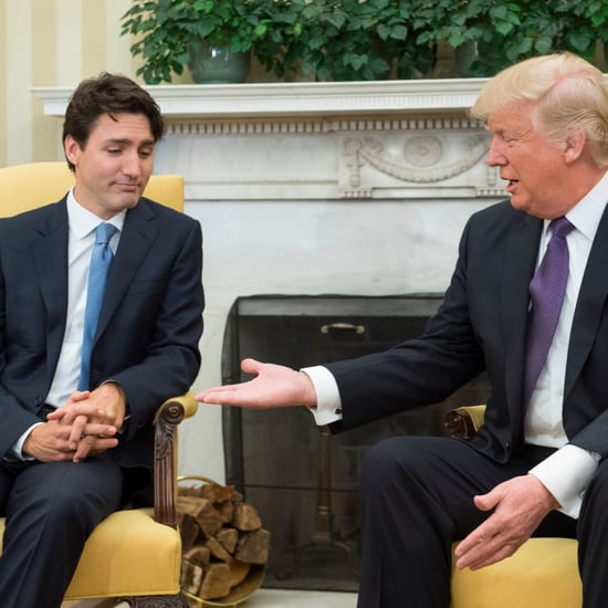 Memes of Justin Trudeau Donald Trump Handshake