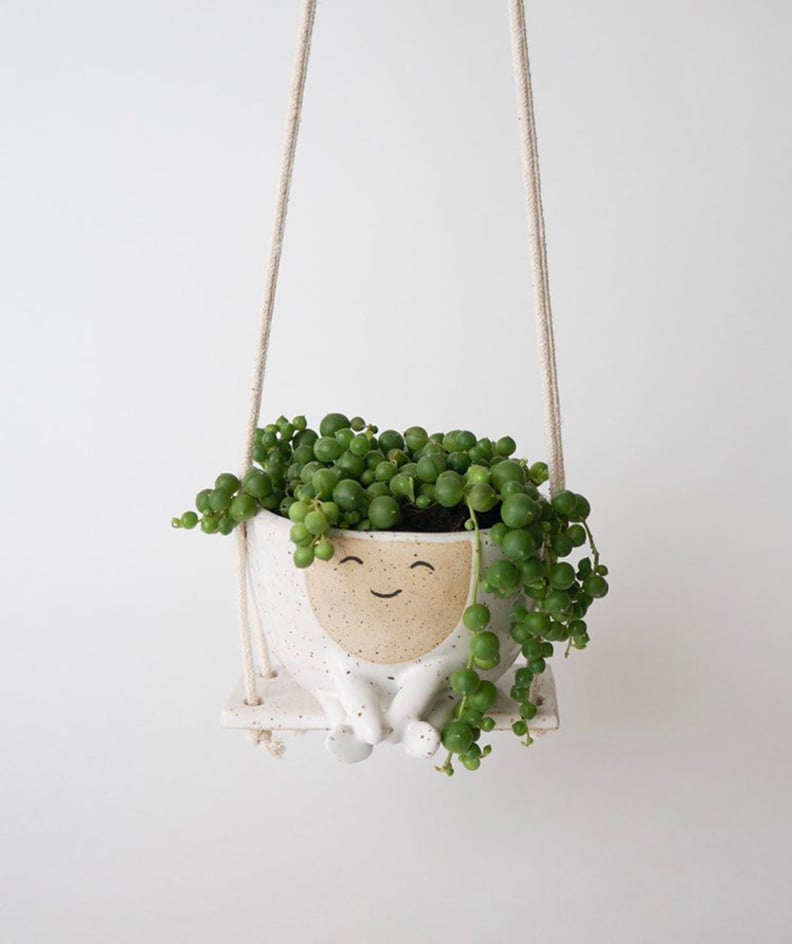 Hanging Planter on Swing