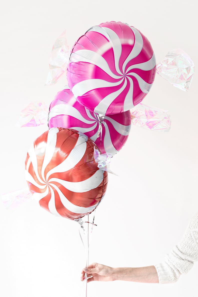 DIY Peppermint Candy Balloons