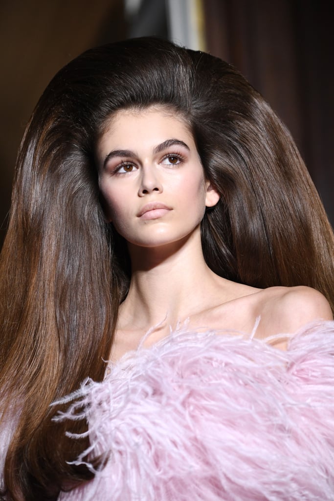 Kaia Gerber's Hair at Valentino Paris Couture Fashion Week