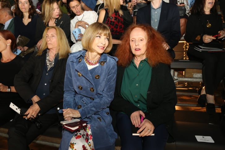 Anna Wintour and Grace Coddington | Celebrities Front Row at Fashion ...