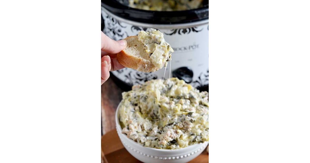 Sausage Spinach Artichoke Dip Cheesy Recipes POPSUGAR Food Photo 103