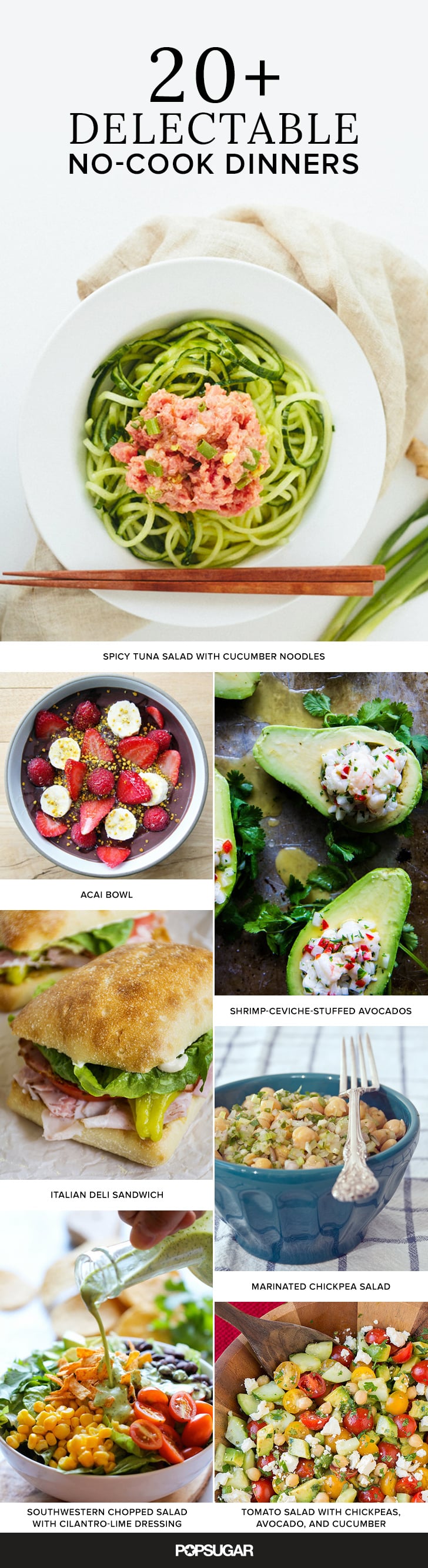 No Cook Meals Popsugar Food
