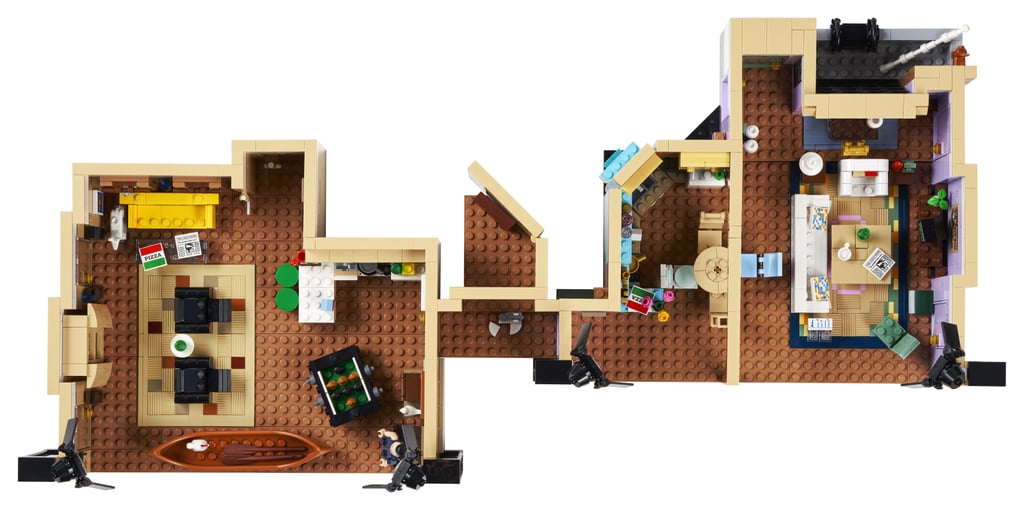 The Full Lego The Friends Apartments Set From Above