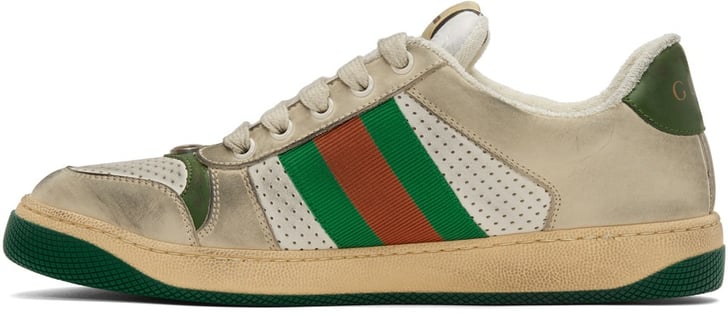 gucci white screener sneakers