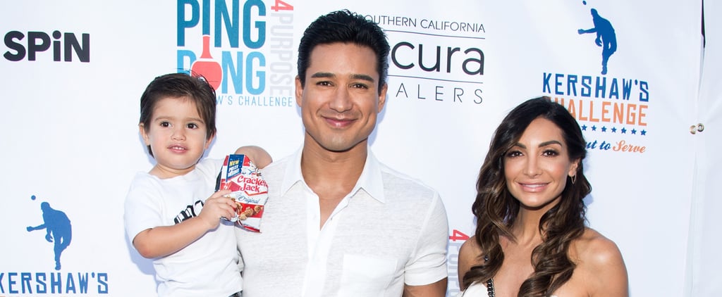 Mario Lopez and Family at Celebrity Ping-Pong Event 2016