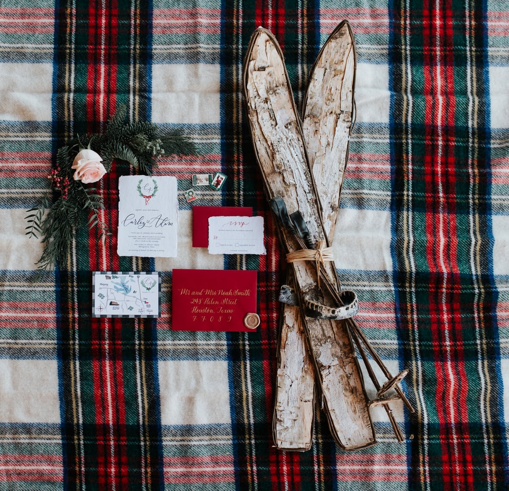 Red and White Invitations