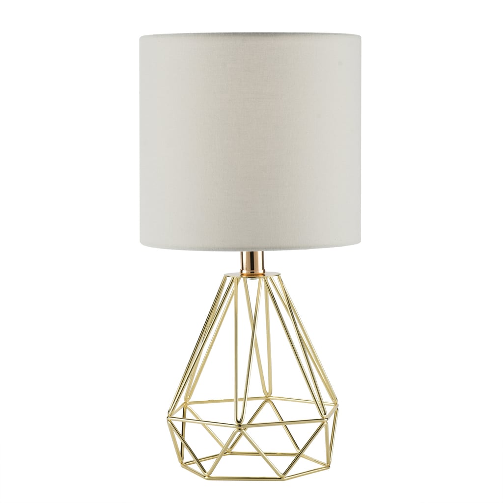 Preenex Table Lamp With Gold Hollowed Out Base