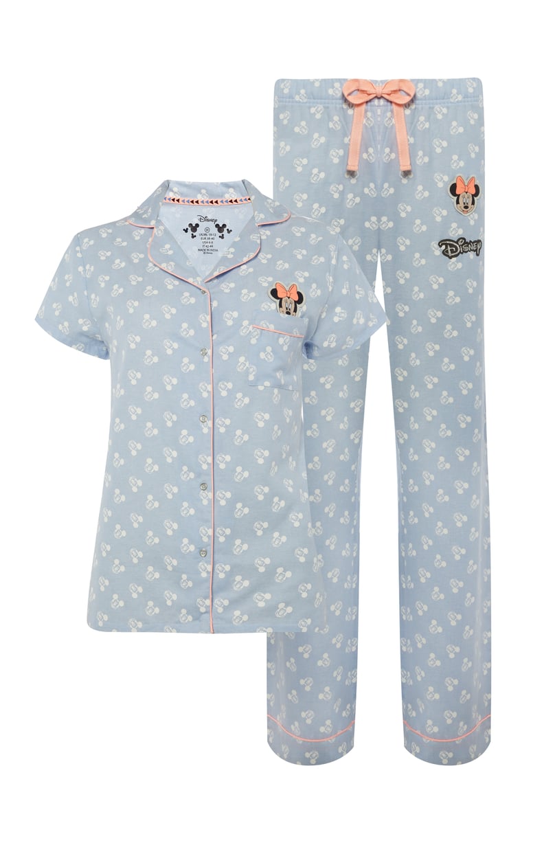 Minnie Blue Woven PJ Set ($16)