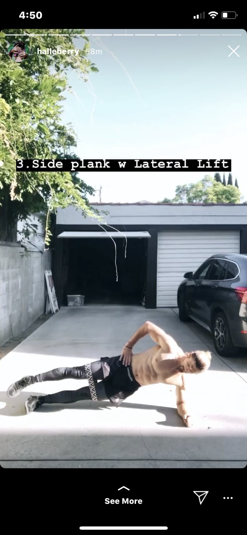 Side Plank With a Lateral Leg Lift