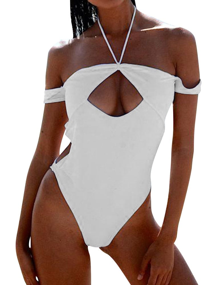 Starvnc Off-Shoulder One-Piece Swimsuit
