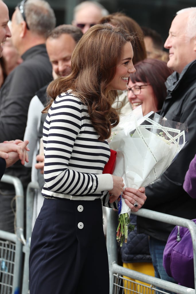 Kate Middleton Striped Shirt May 2019