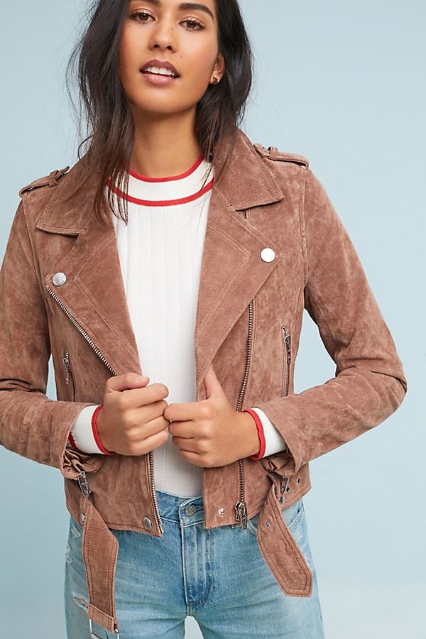 Blank NYC Valentine Suede Moto Jacket