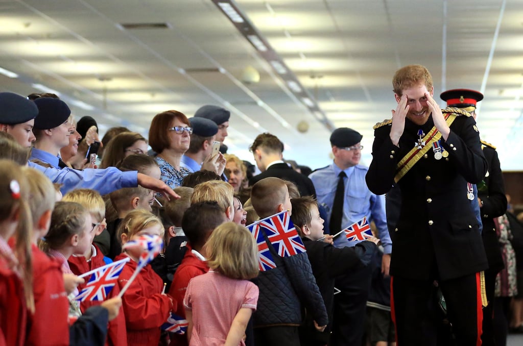 Prince Harry Visiting Suffolk July 2017