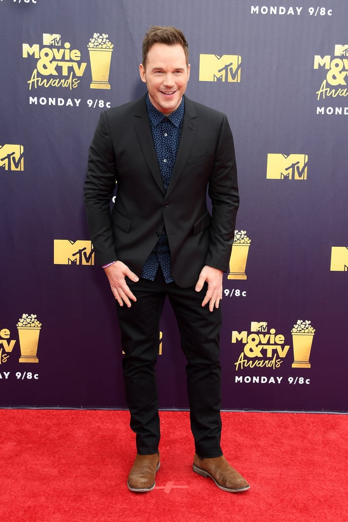 Chris Pratt at the MTV Movie and TV Awards 2018