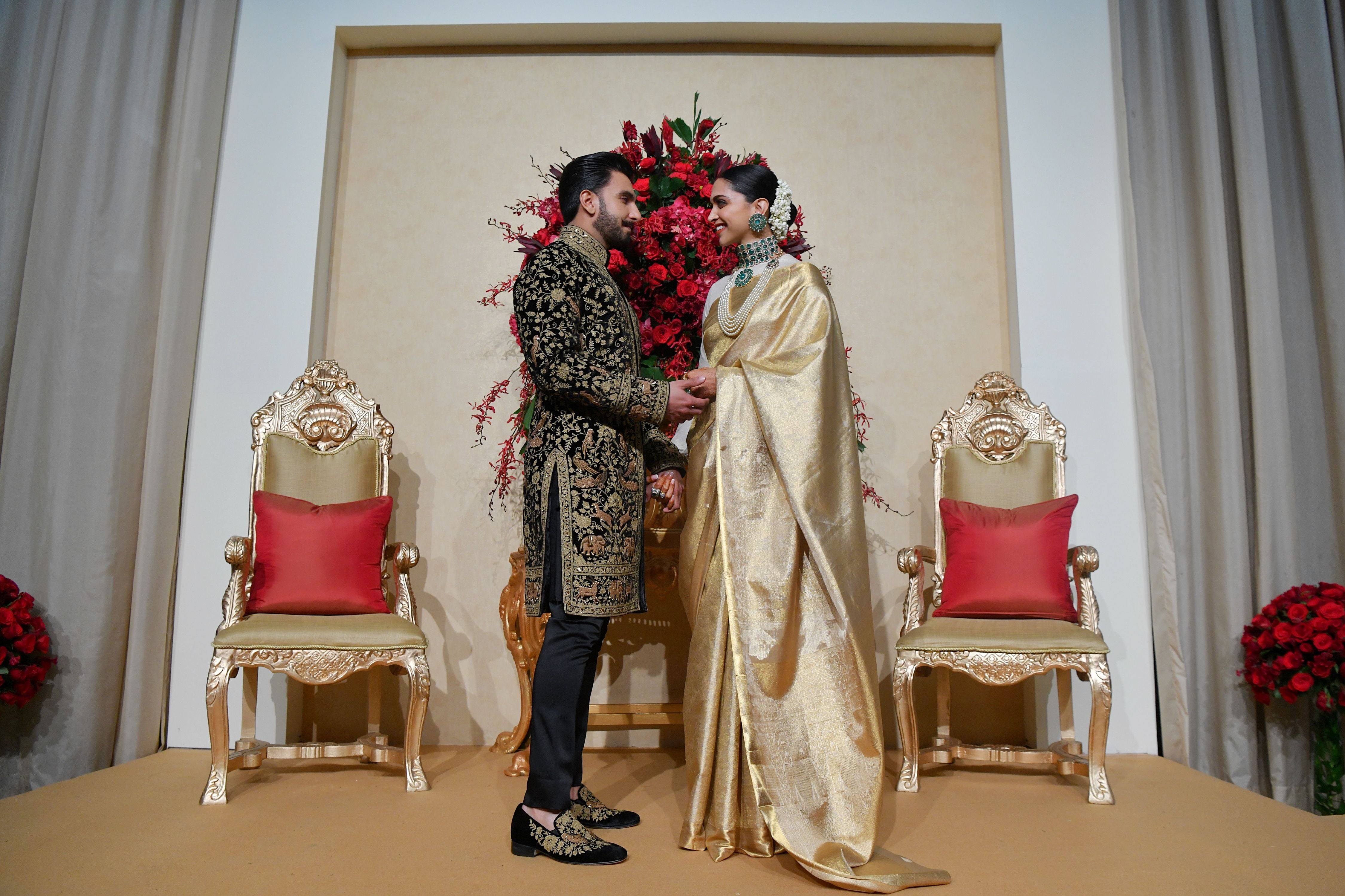 deepika wedding dress designer #WVRealWeddings Deepika was unwavering in her vision, saying, I am a  traditional girl, I appreciate fashion, but this day will be etched in my  heart forever. I want it to be cultural and timeless