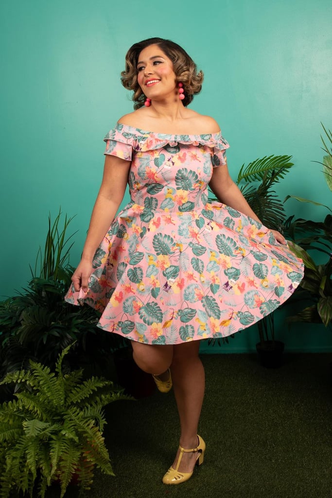 Pixar Stitch Shoppe Up Tropical Print Dress