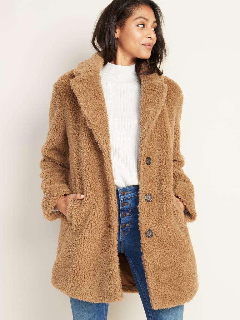 Old Navy Sherpa Teddy Coat | Best Coats and Jackets For Women From Old