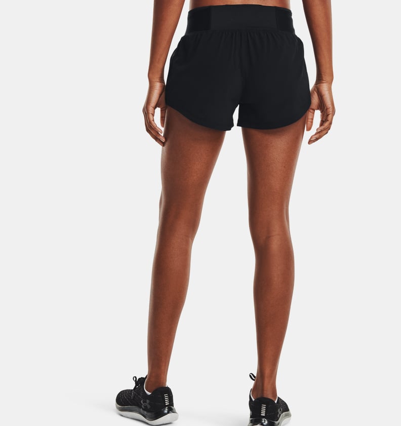 Women's UA Speedpocket Shorts: Back View