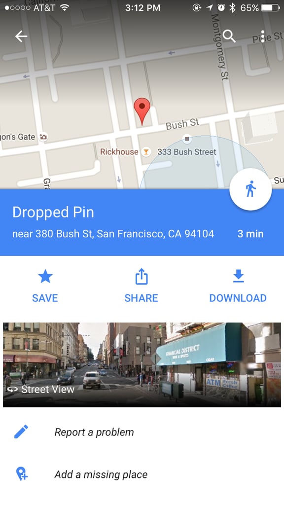 Share your location with friends and family.