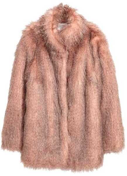 H&M Short Faux Fur Coat
