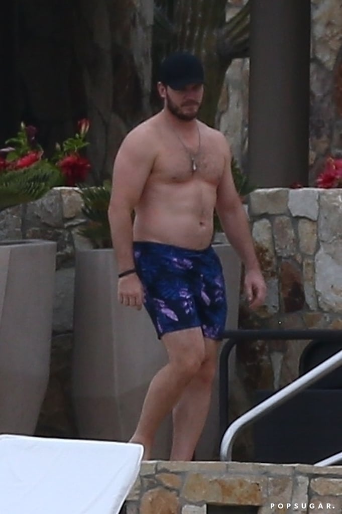 Chris Pratt and Katherine Schwarzenegger in Cabo Jan. 2019