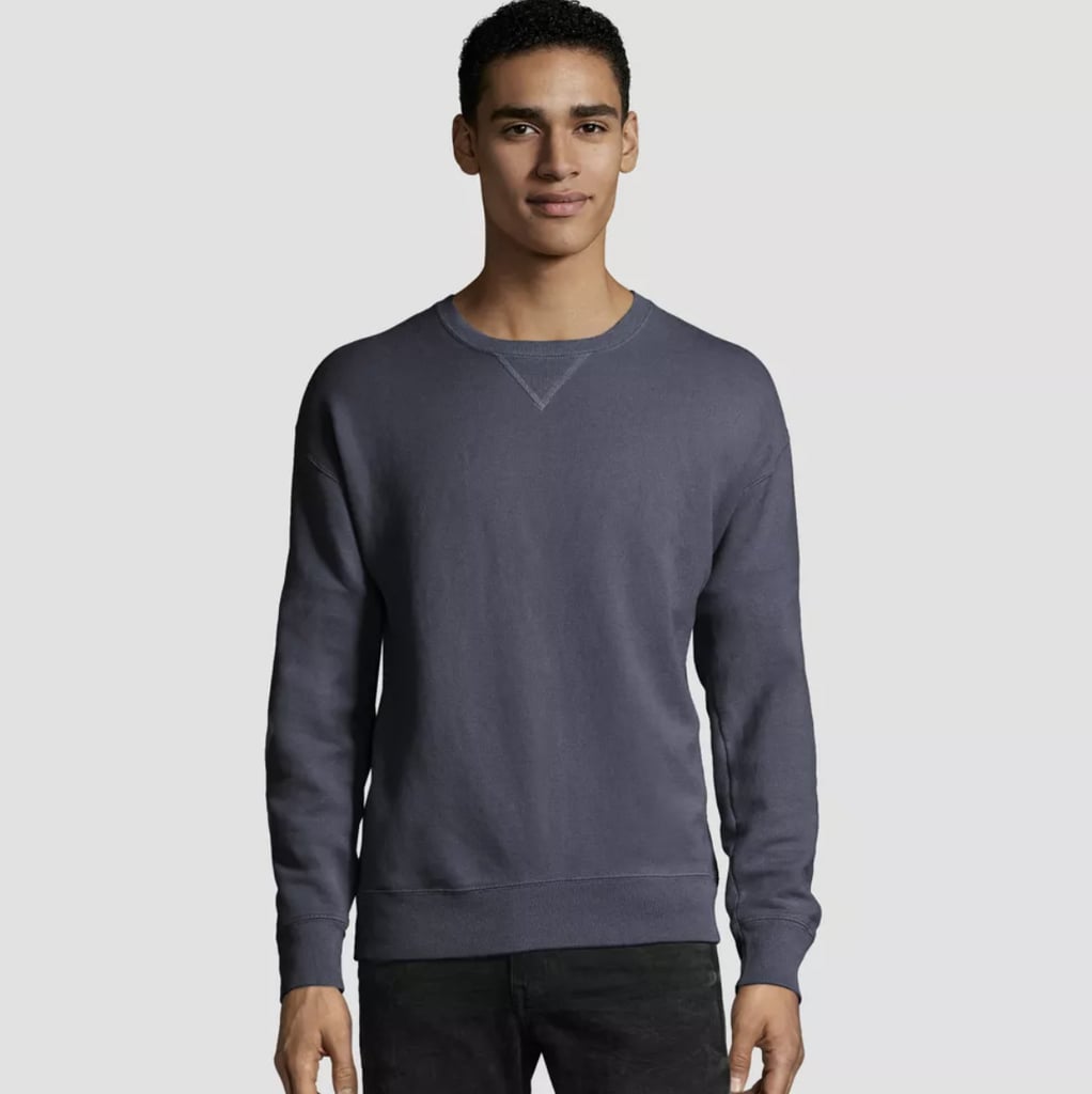 Best Cyber Monday Men's Apparel Deals at Target: Hanes Comfort-Wash Fleece Sweatshirt