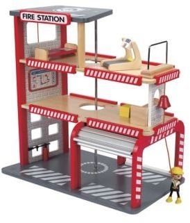 Hape Toys Wooden Fire Station