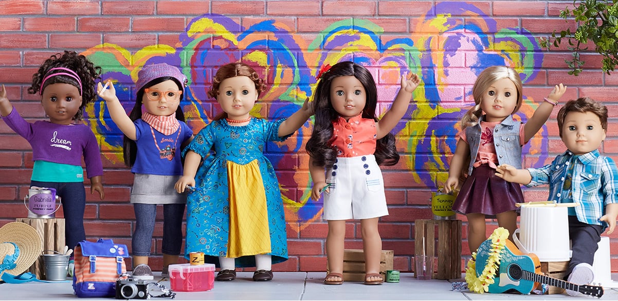American girl online doll korean
