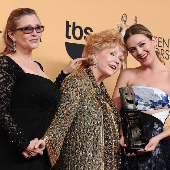 Billie Lourd, Carrie Fisher, Debbie Reynolds at SAG Awards