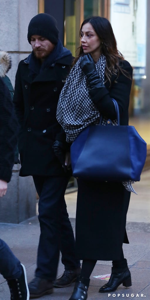 Michael Fassbender Holding Hands With Madalina Ghenea