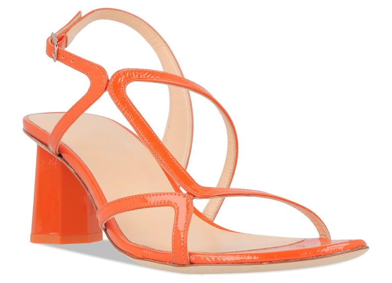 By Far Brigette Orange Patent Leather