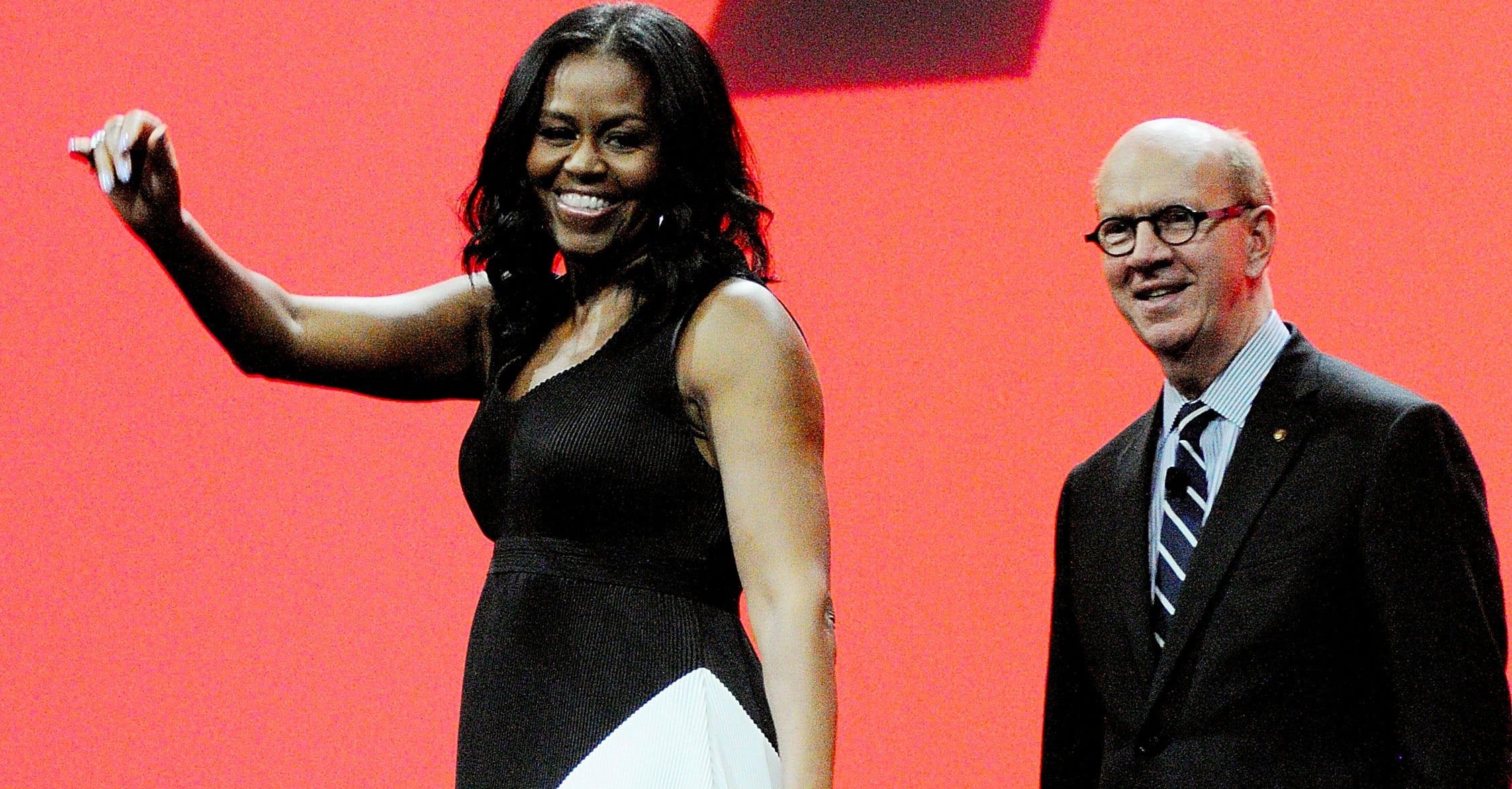 Michelle Obama Colorblock Maxi Dress | PS Fashion