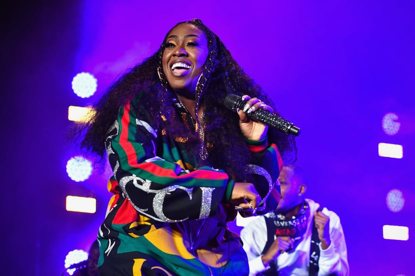 NEW ORLEANS, LA - JULY 07:  Missy Elliott performs at the 2018 Essence Music Festival at the Mercedes-Benz Superdome on July 7, 2018 in New Orleans, Louisiana.  (Photo by Erika Goldring/Getty Images)