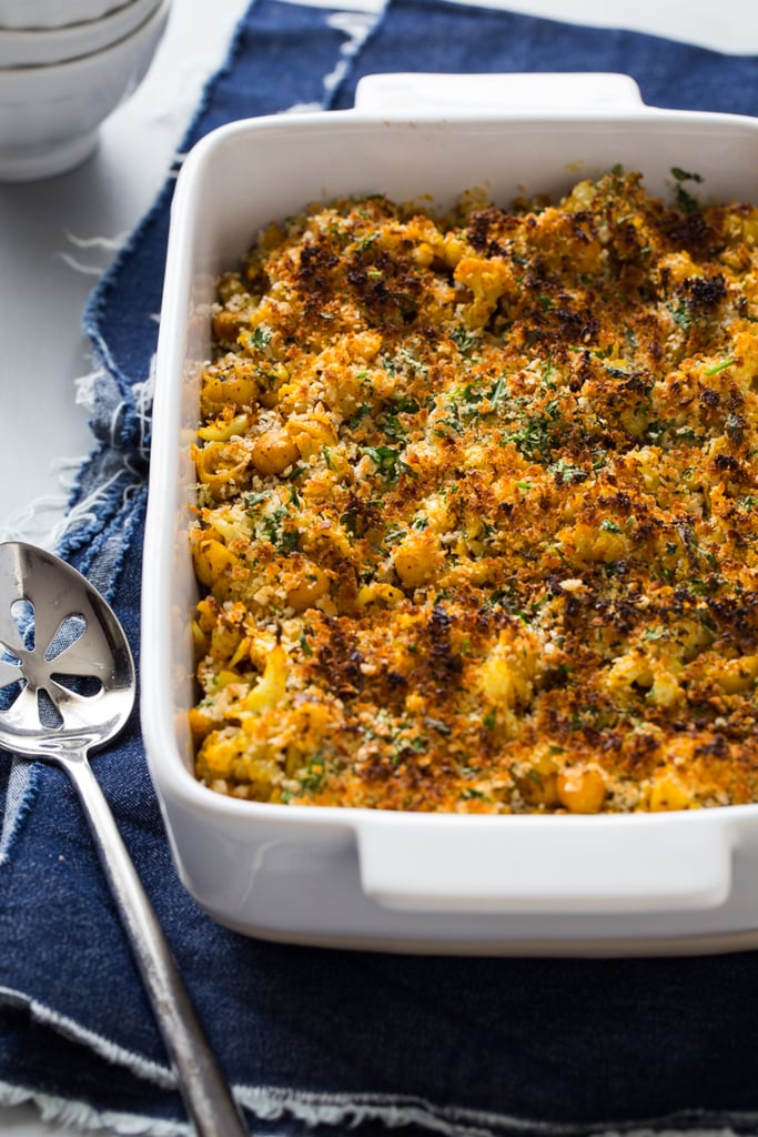 Roasted Cauliflower and Chickpea Macaroni and Cheese Vegetarian Casserole Recipes POPSUGAR