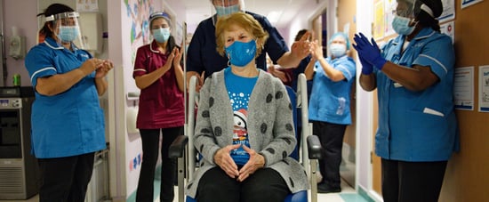 Watch Margaret Keenan Get the First Pfizer COVID-19 Vaccine