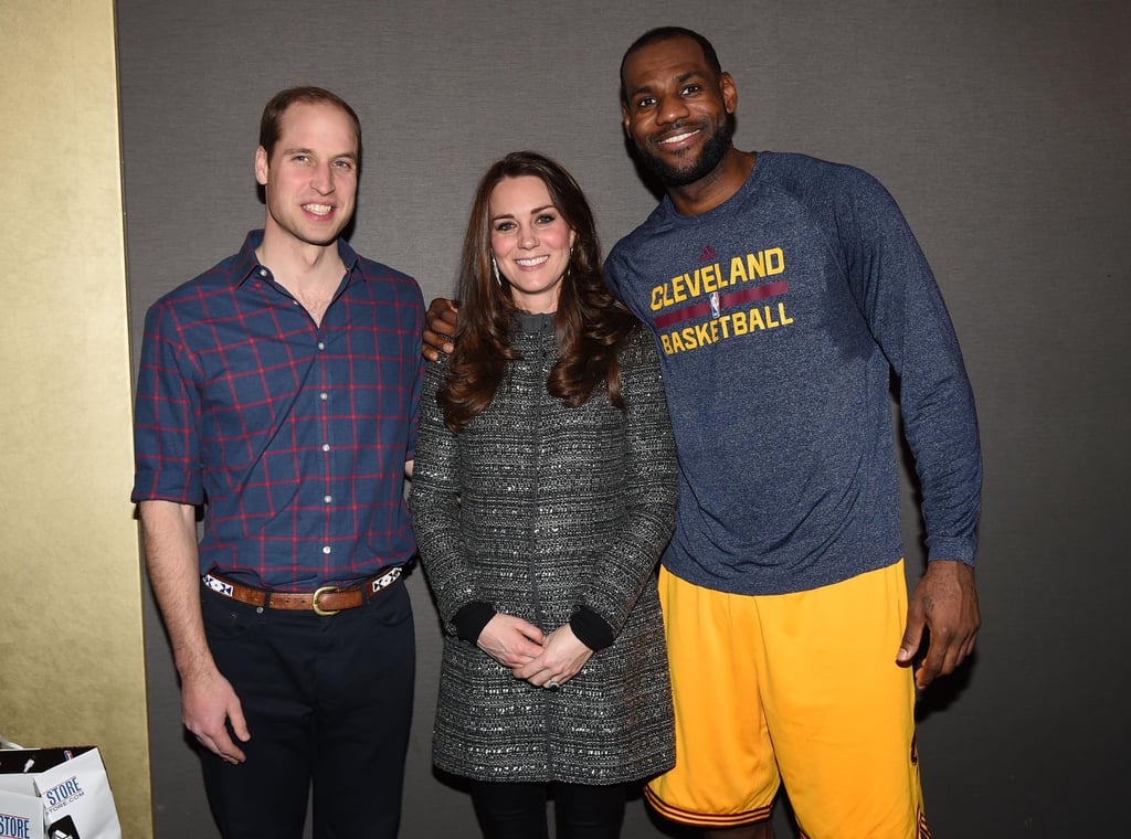 LeBron James Meeting Kate Middleton and Prince William